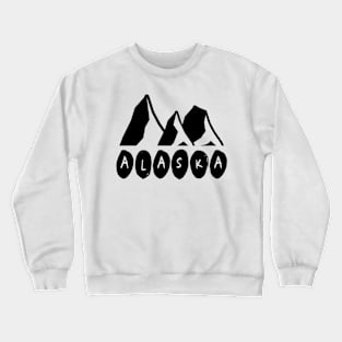 Alaska Mountaints Crewneck Sweatshirt